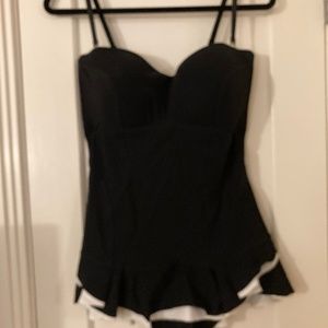 PROFILE BY GOTTEX BELLE CURVE BANDEAU STRAPLESS SWIMDRESS